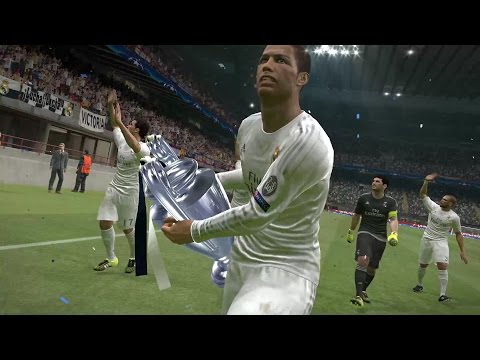 PES 2016 UEFA Champions League Final (Real Madrid vs FC Barcelona PC Gameplay)