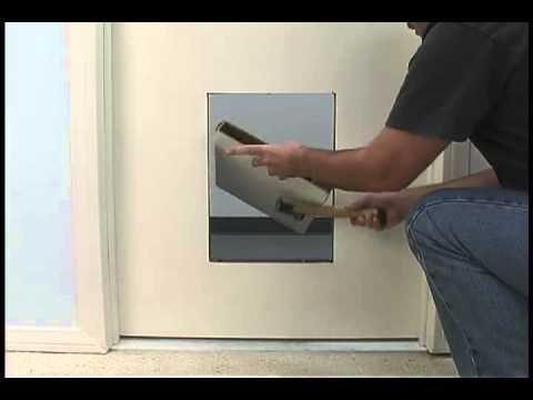 Ideal Pet Designer Series Plastic Pet Door - Small Video