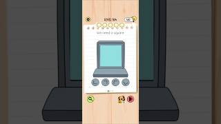 Brain Test 5 Level 104: We need a square Walkthrough