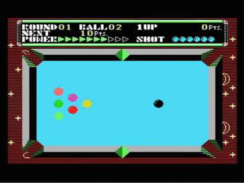 Champion Billiards (2020, MSX2, SEGA, Compile)
