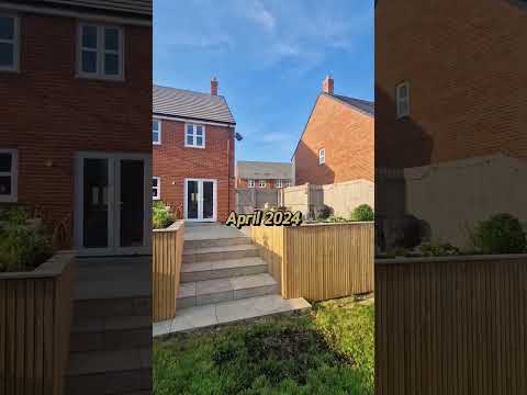 ‼️ GARDEN TRANSFORMATION ‼️ #gardenuk #gardentransformation #diy  #newbuilduk #renovation