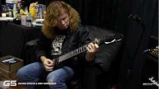 Video thumbnail for Dave Mustaine Demos the Zoom G5 Guitar Effects & Amp Simulator Pedal by samashdirect