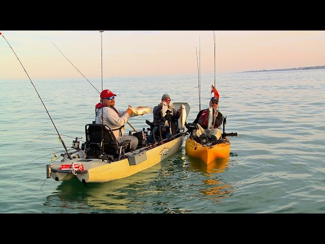 Kayak Fishing Salmon & Trout Lake Michigan