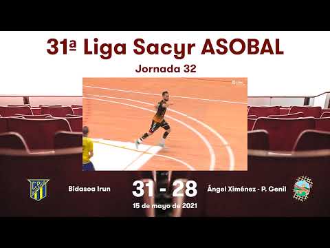 31ª Liga Sacyr ASOBAL J32: Bidasoa Irun - Ángel Ximénez - P. Genil 31-28