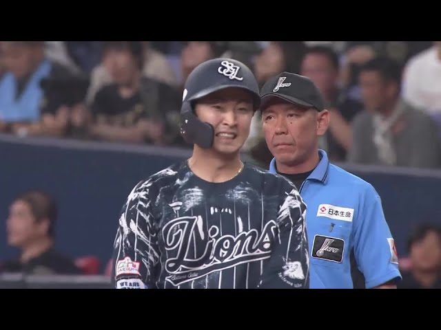 【6回表】1点差に迫る!! ライオンズ・山村崇嘉 ライトへのタイムリーヒットを放つ!!  2024年8月6日 オリックス・バファローズ 対 埼玉西武ライオンズ