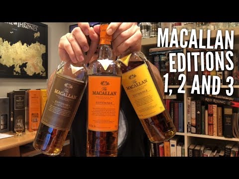 Macallan Edition 1, 2 and 3. Whisky in the 6 #200