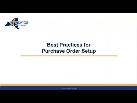 YouTube video about Get More Efficient: Upgrade Your Purchase Order Process Now!