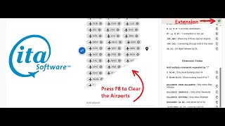 ITA Matrix Boost Extension and Cheat List + Get Rid of ALL those Airports by pressing F8
