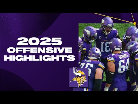 Minnesota Vikings Offense Highlights from 2025 NFL Season