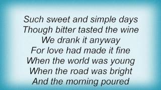 Ron Sexsmith - Dandelion Wine Lyrics