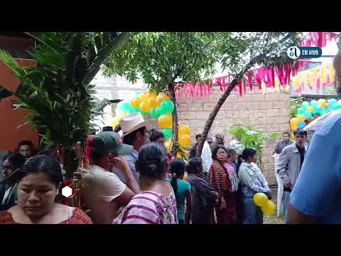 Transmisión en vivo llegada de Miriam Estrella Ratzan Tziná de Santiago Atitlan