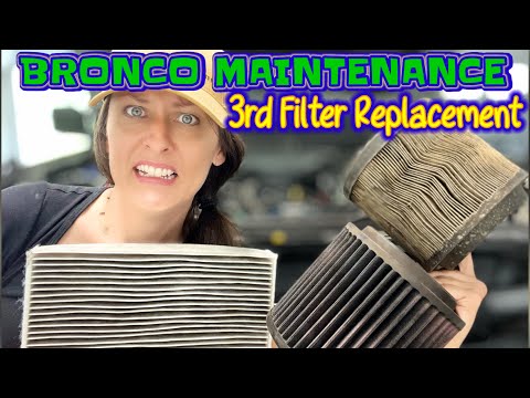 K&N Air Intake Filter for Ford Bronco | Where is the Cabin Air Filter? How Often Should I Change?