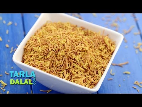 Baked Sev (Low Calorie) by Tarla Dalal