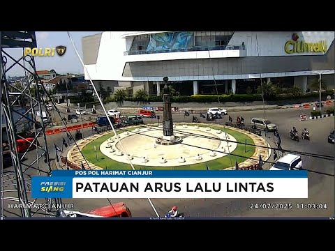 NTMC POLRI - PANTAUAN ARUS LALU LINTAS SIANG 24/07/25