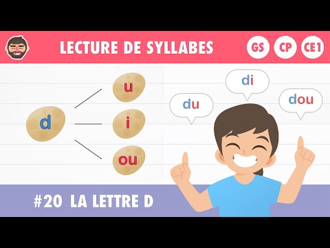 🔵🔴 Syllabes : lettre D (DO DI DU DE DOU DOI) | Apprendre à lire (maternelle - CP - IEF)