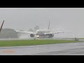 ️HEAVY RAIN REROUTING ️ Qatar Airways Boeing 777F Landing On RWY 07 At San Jose SJO MROC