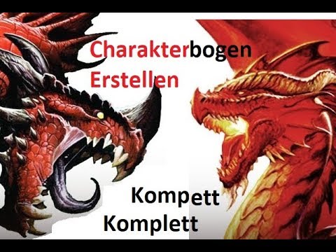 Pathfinder Charakterbogen Anleitung Ausfüllen *Komplett* Deutsch / German  Beispiel: Kämpfer
