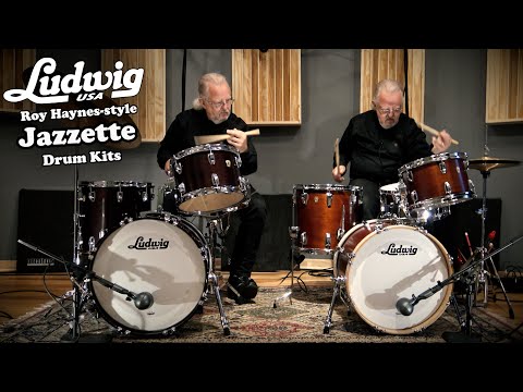 2 LUDWIG Jazzette "Roy Haynes-style" Drum Kits! - Classic Maple and Legacy Mahogany