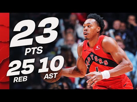 Scottie Barnes Grabs CAREER-HIGH 25 Rebounds | December 28, 2025