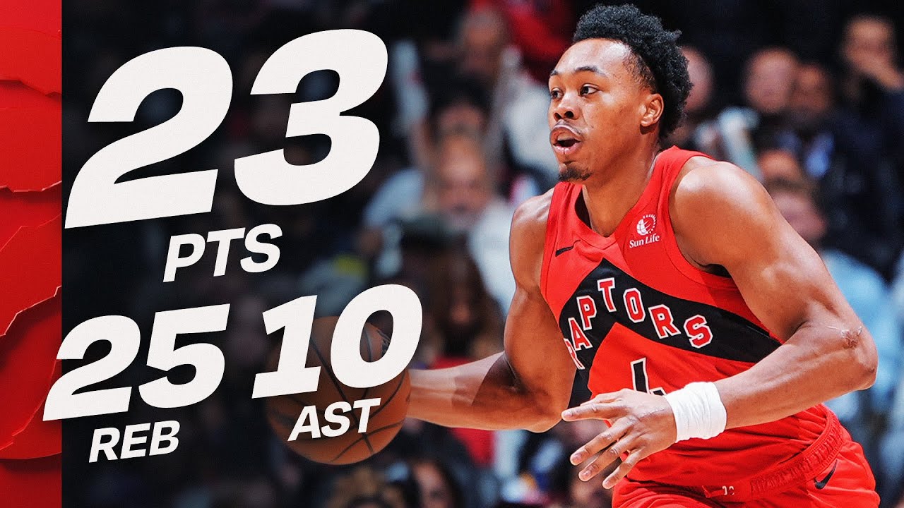 Scottie Barnes Grabs CAREER-HIGH 25 Rebounds | December 28, 2025