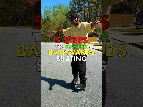 5 Tips To Help You Learn How To Skate Backwards. #rollerskatingtips #rollerskating