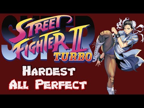 Super Street Fighter ll:Turbo - Chunli All perfects Hardest - YouTube