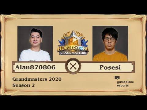 [RU] Alan870806 vs Posesi | 2020 Hearthstone Grandmasters Season 2 (4 октября 2020)