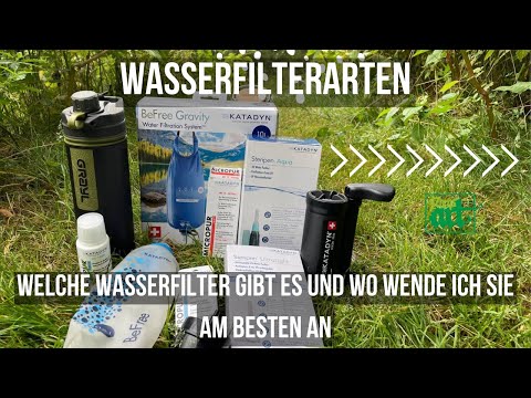 What are the differences between water filters? A comparison of Katadyn and Grayl water filters.
