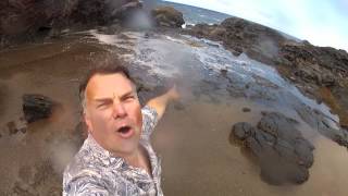 preview picture of video 'Nakalele Blowhole Splash Zone with GoPro'