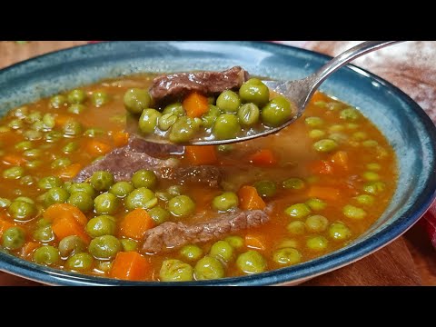 Grašak sa junetinom, pravo jelo na kašiku #recepti #rucak #lunch #grasak #domacakuhinja