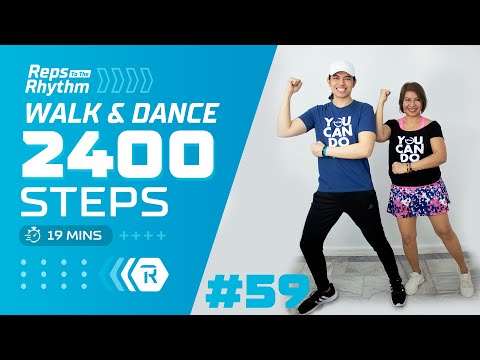 80's and 90's WALK & DANCE • 19 Mins • 2400 Steps • Walking Workout #59 • Keoni Tamayo