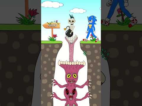 TOP 2 Animated Cartoon Stories with Sonic Mermaid and Amy | 🤣 #shorts #animation #story