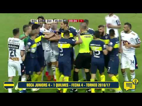 Boca 4 - 1 Quilmes - Fecha 4 - Torneo 2016/17