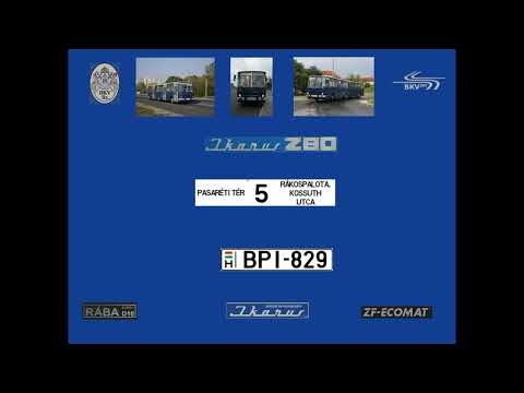 [SOUND]  BPI-829 BKV 5-ös viszonylat Ikarus 280.49 /Budapest Bus Sound/