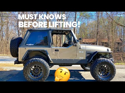 WATCH THIS BEFORE Lifting Your Jeep Wrangler TJ!
