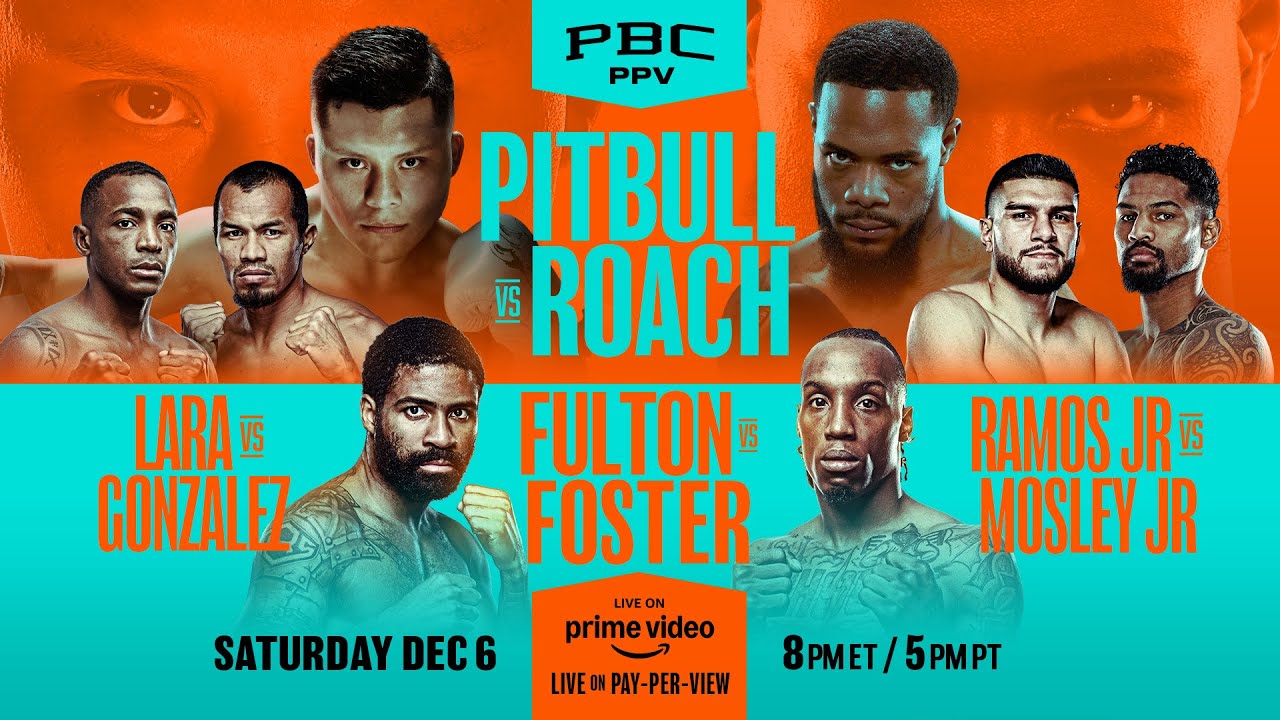 Pitbull vs. Roach FIGHT PREVIEW: Dec. 6 on PBC PPV on Prime Video