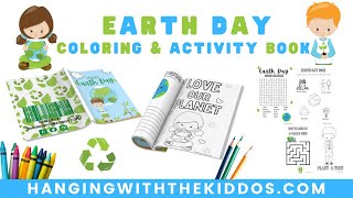 Free Earth Day Coloring Pages Printable| Earth Day Coloring & Activity Book