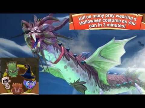Kill as many prey with Halloween costumes Live Tournament! - Hungry Dragon