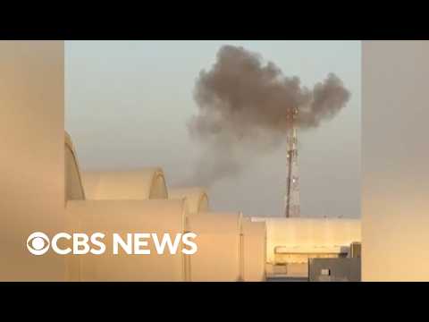 New videos show Iranian attacks on U.S. military base during early days of war
