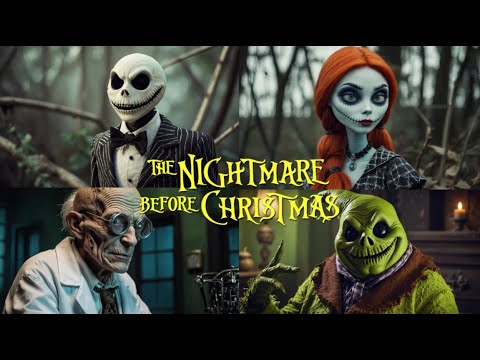 THE NIGHTMARE BEFORE CHRISTMAS |  Live Action TRAILER | AI reimagind