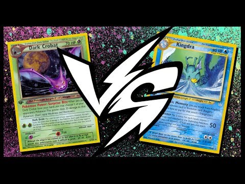 Kingdra / Pichu vs Sneasel / Dark Crobat - Pokemon Tabletop Gameplay