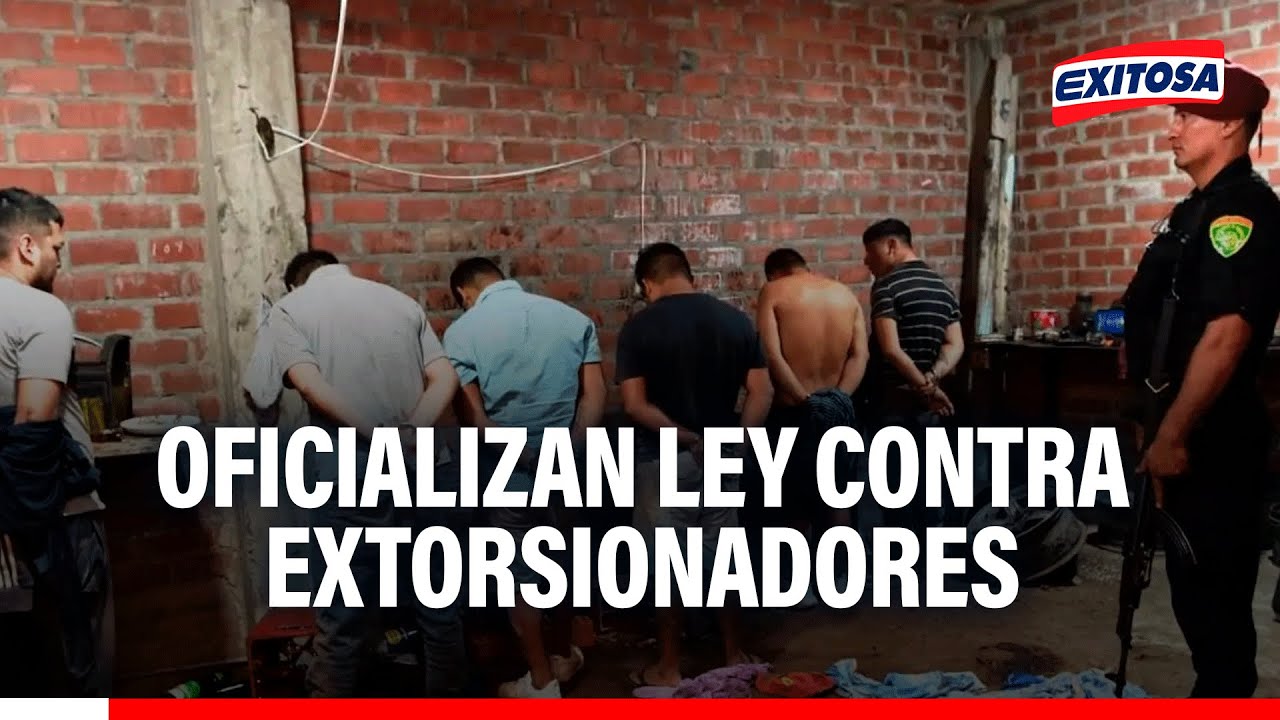 🔴🔵 Oficializan ley contra extorsionadores de transportistas y comerciantes