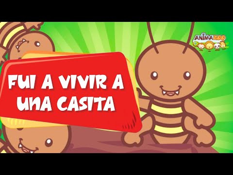 Fui a Vivir a una Casita🦎Divertida Canción Infantil ♫ Cantar y Bailar con Animales 🦁🐼🐵🦒🦜