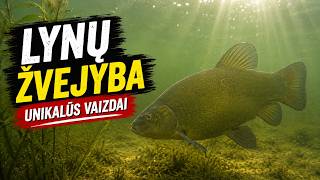 Lynų žvejyba - unikalūs vaizdai po vandeniu :)