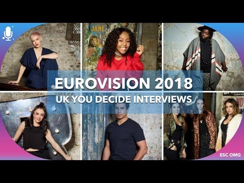 Eurovision 2018 UK: You Decide! Goldstone, Asanda, Raya, Liam Tamne, Jaz Ellington, SuRie Interview