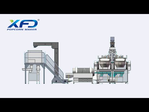 , title : 'Fully Automatic Popcorn Production Line! High Capacity'