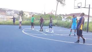 Jamaican pickup basketball