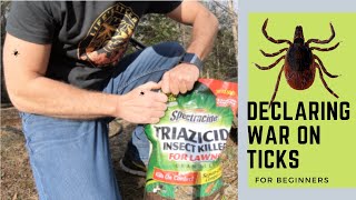 How To use Triazicide to kill ticks and protect from Lyme Disease.