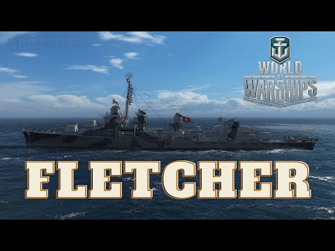 Fletcher - World of Warships WOWS gameplay - Twitch Highlight