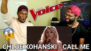 The Voice 2017 Chloe Kohanski - Top 10: &quot;Call Me&quot; (REACTION)